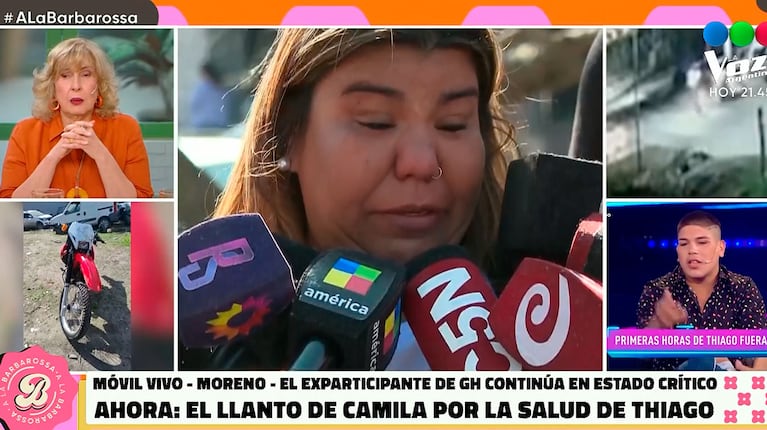 Foto: captura de pantalla de Telefe.