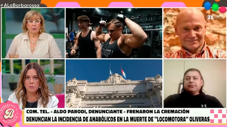 Foto: captura de pantalla de Telefe, A la Barbarossa.