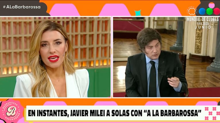 Foto: captura de pantalla de Telefe, A la Barbarossa.