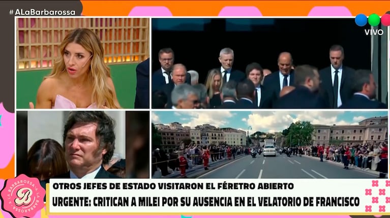 Foto: captura de pantalla de Telefe, A la Barbarossa.