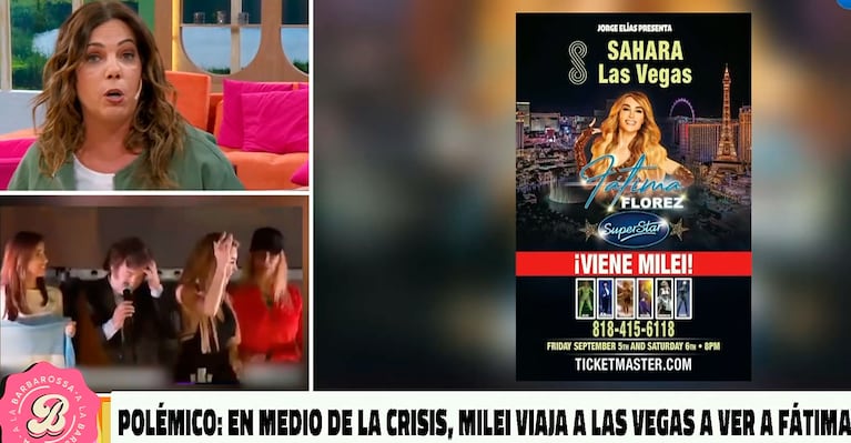 Foto: captura de pantalla de Telefe, A la Barbarossa.