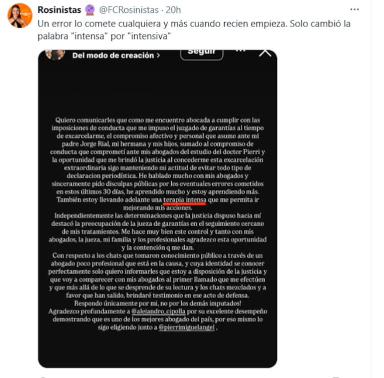 Foto:  captura de pantalla de X.