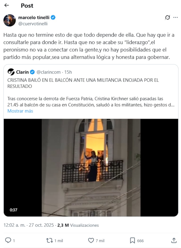 Foto: captura de pantalla de X