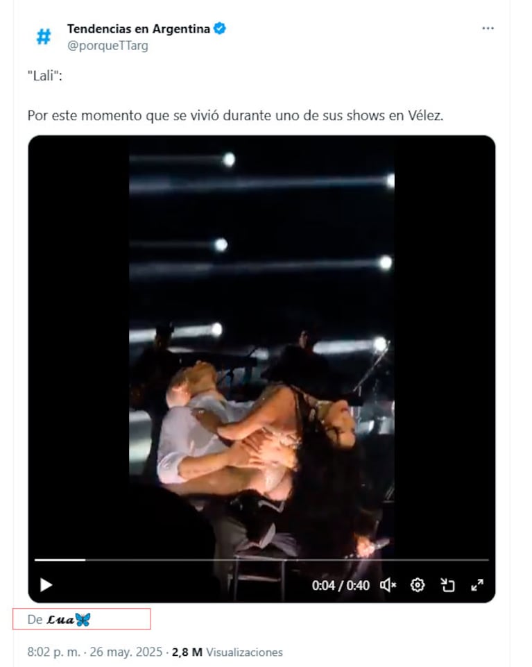 Foto: captura de pantalla de X