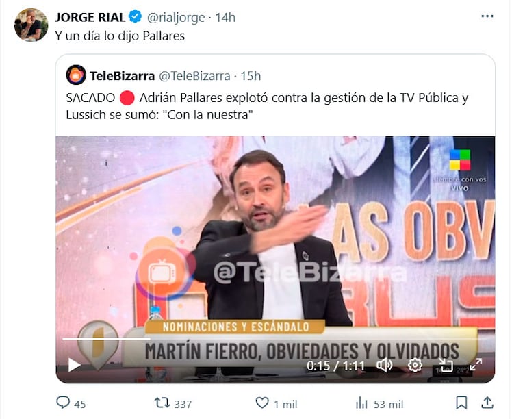 Foto: captura de pantalla de X.