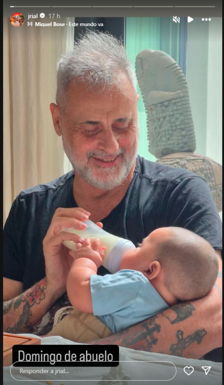 Foto: captura de pantalla del Instagram oficial de Jorge Rial.