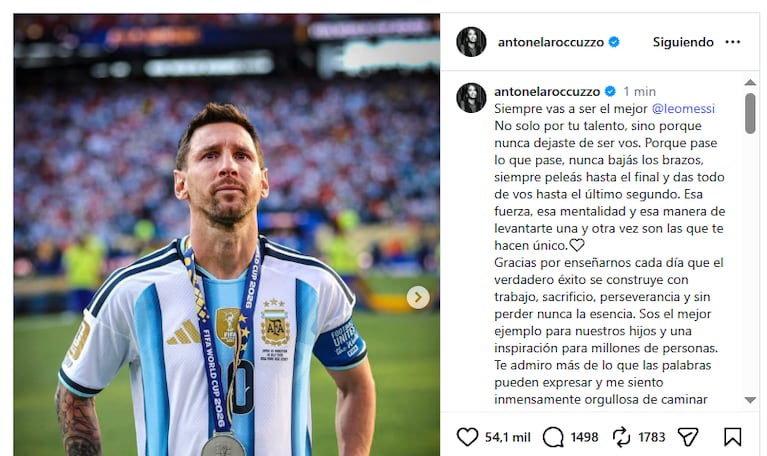 Foto: captura de pantalla IG Antonela Roccuzzo