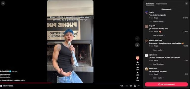 Foto: Captura de TikTok