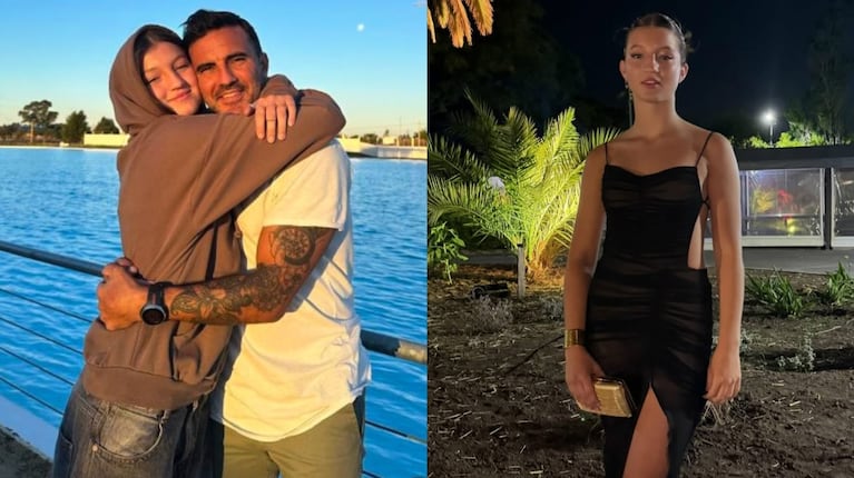 Foto: Captura de video de Instagram (@fabiancuberooficial) e Instagram (@cubero.allegra)