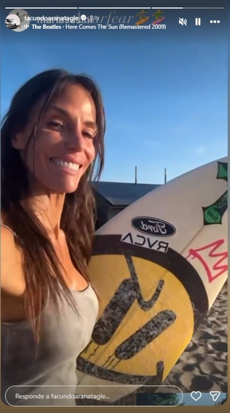 Foto: Captura de video de Instagram Stories (@facundoaranatagle)