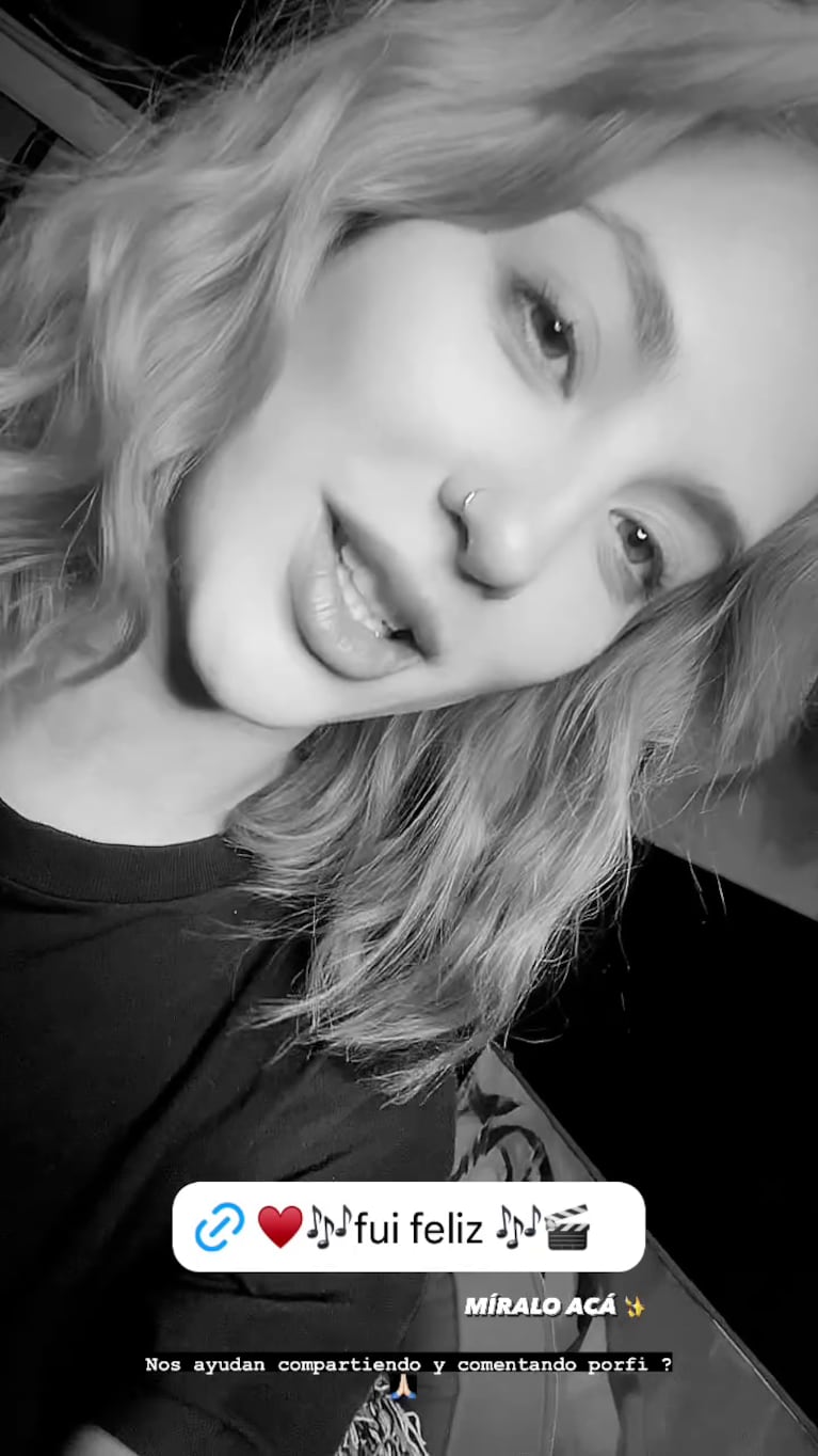 Foto: Captura de video de Instagram Stories (@florivigna)