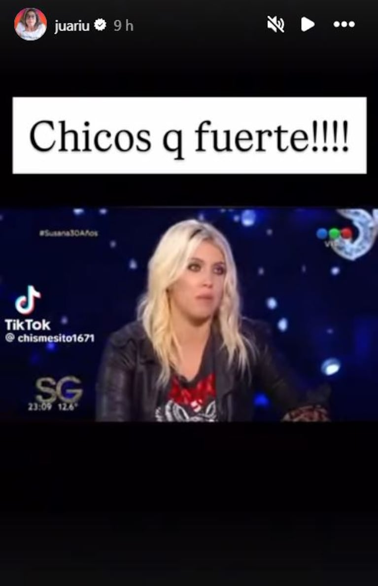 Foto: Captura de video de Instagram Stories (@juariu)