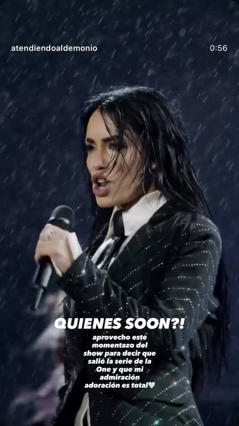 Foto: Captura de video de Instagram Stories (@lali)
