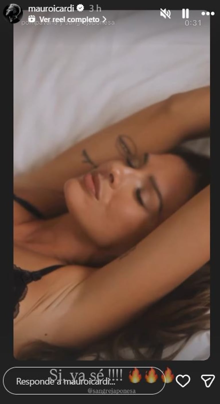 Foto: Captura de video de Instagram Stories (@mauroicardi)