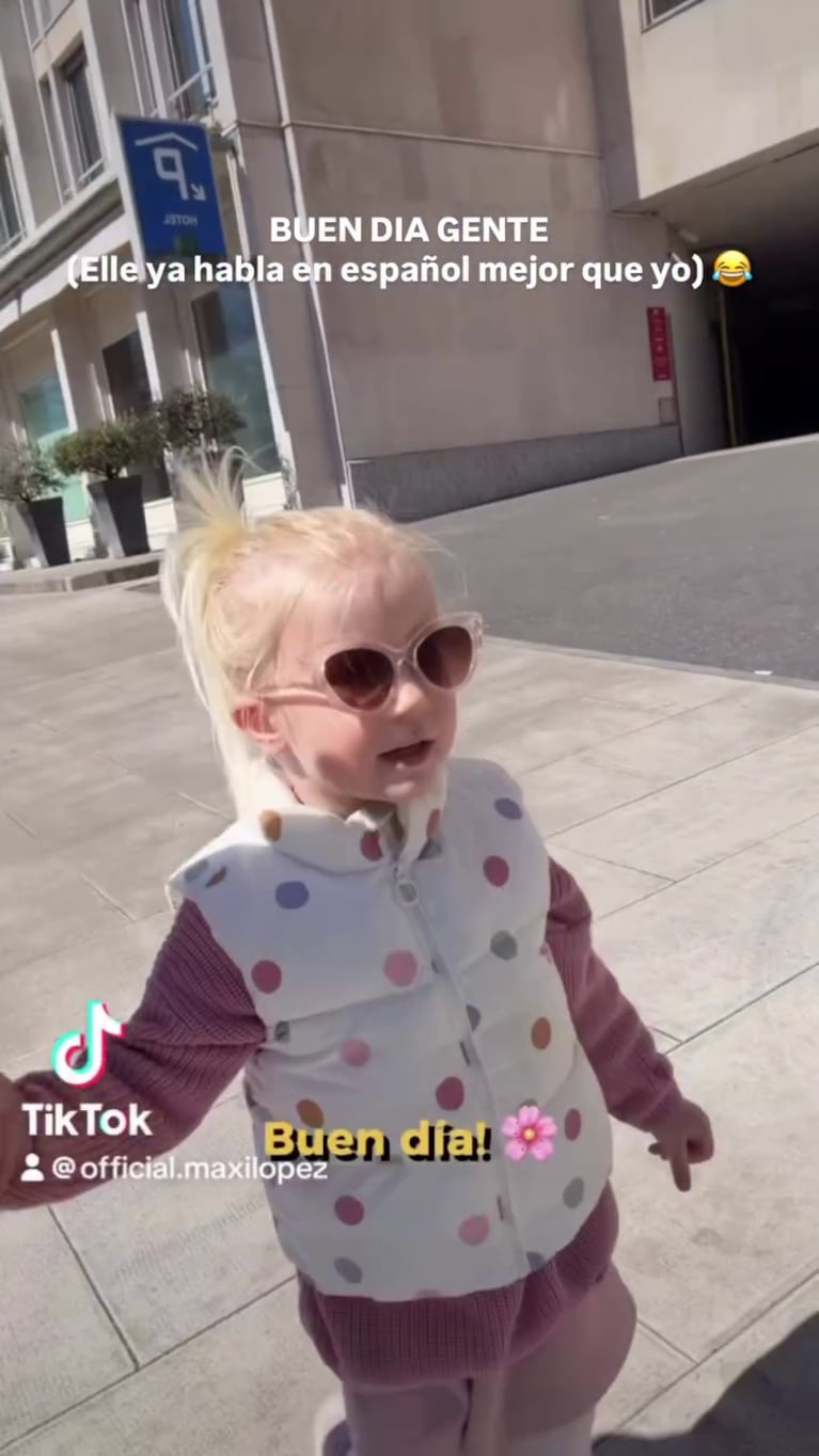 Foto: Captura de video de Instagram Stories (@officialmaxilopez)