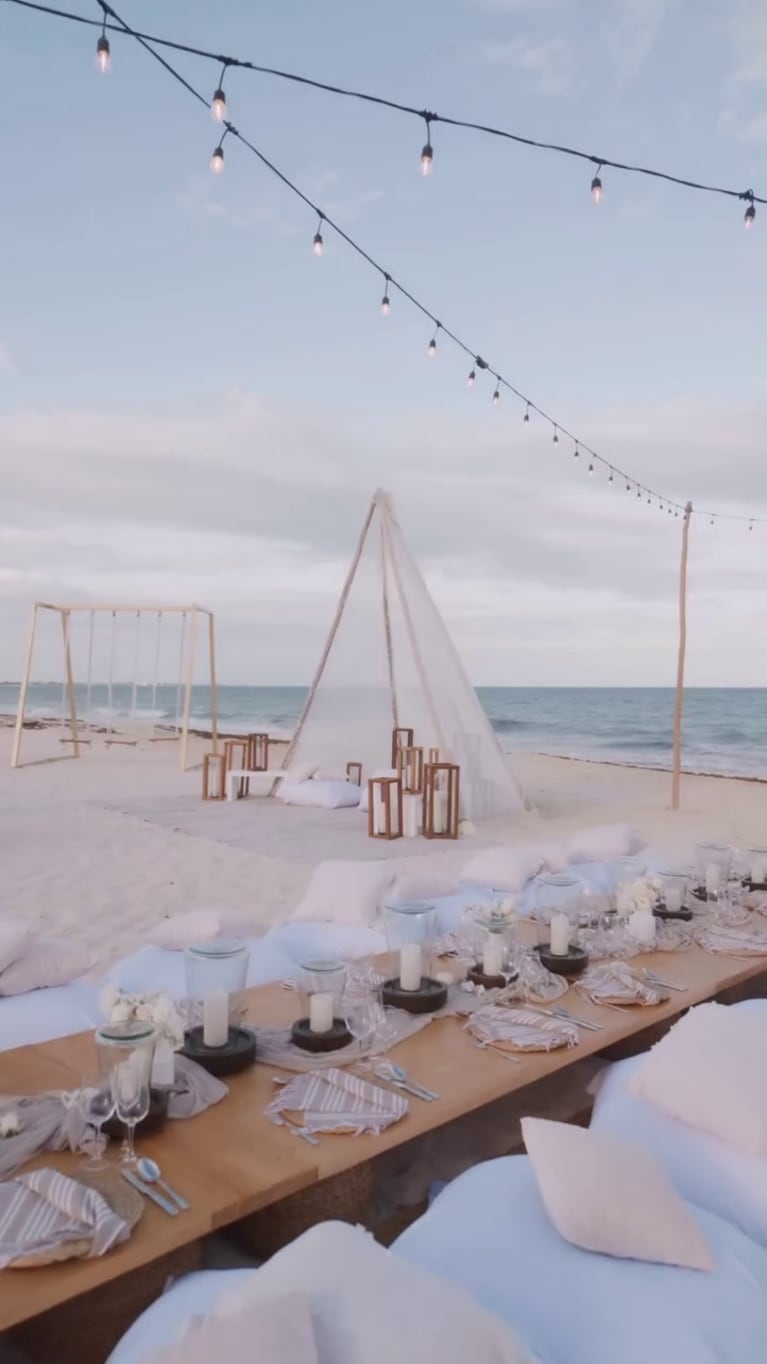 Foto: Captura de video de Instagram Stories (@pampitaoficial)