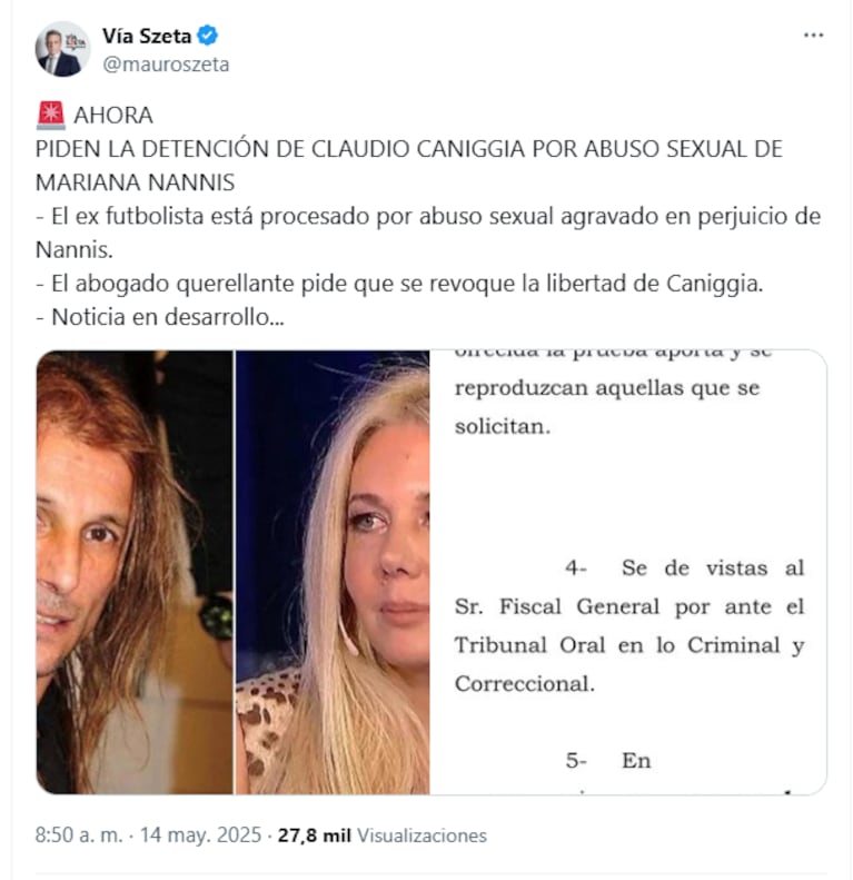 Foto: captura de X