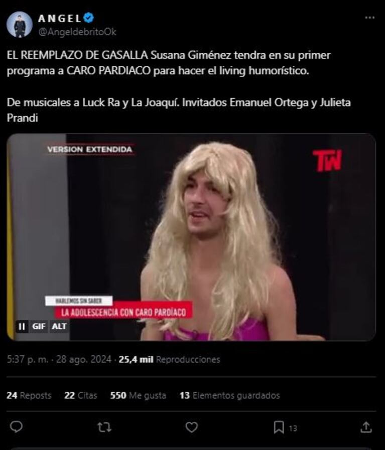 Foto: Captura de X (@AngeldebritoOk)
