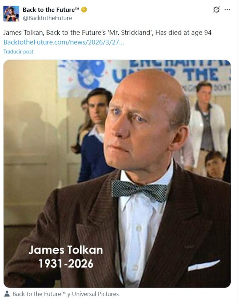 Foto: Captura de X (@BacktotheFuture)