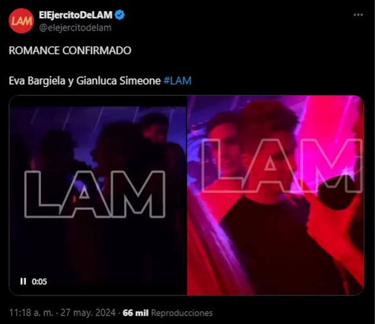 Foto: Captura de X (@elejercitodelam)