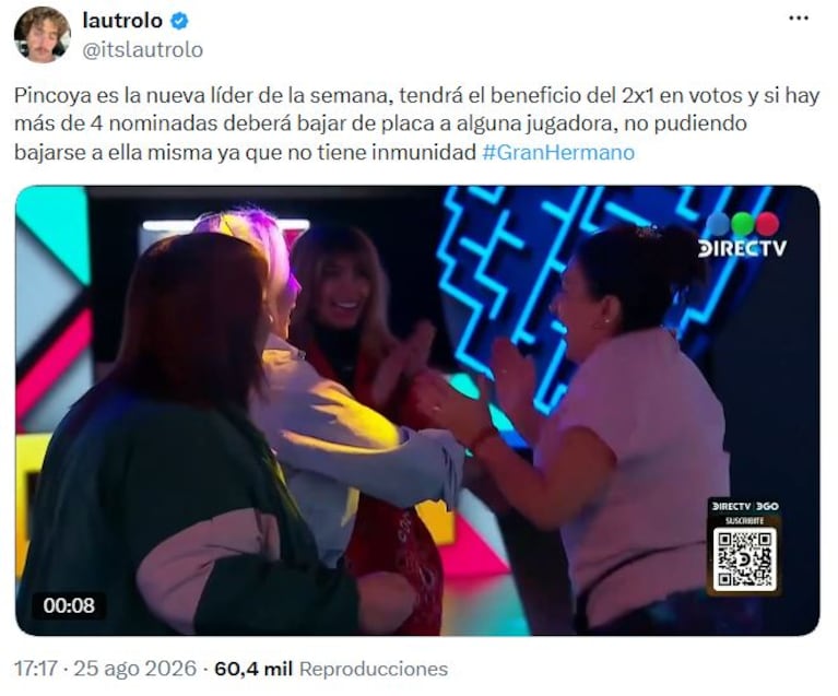 Foto: Captura de X (@itslautrolo)