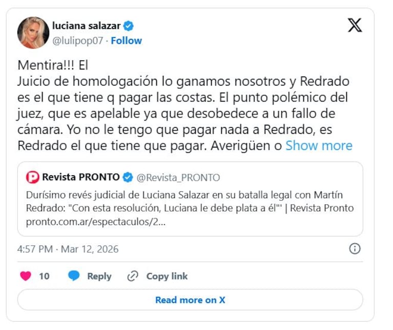 Foto: Captura de X (@lulipop07)