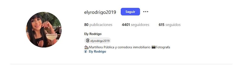 Foto: captura Instagram @elyrodrigo
