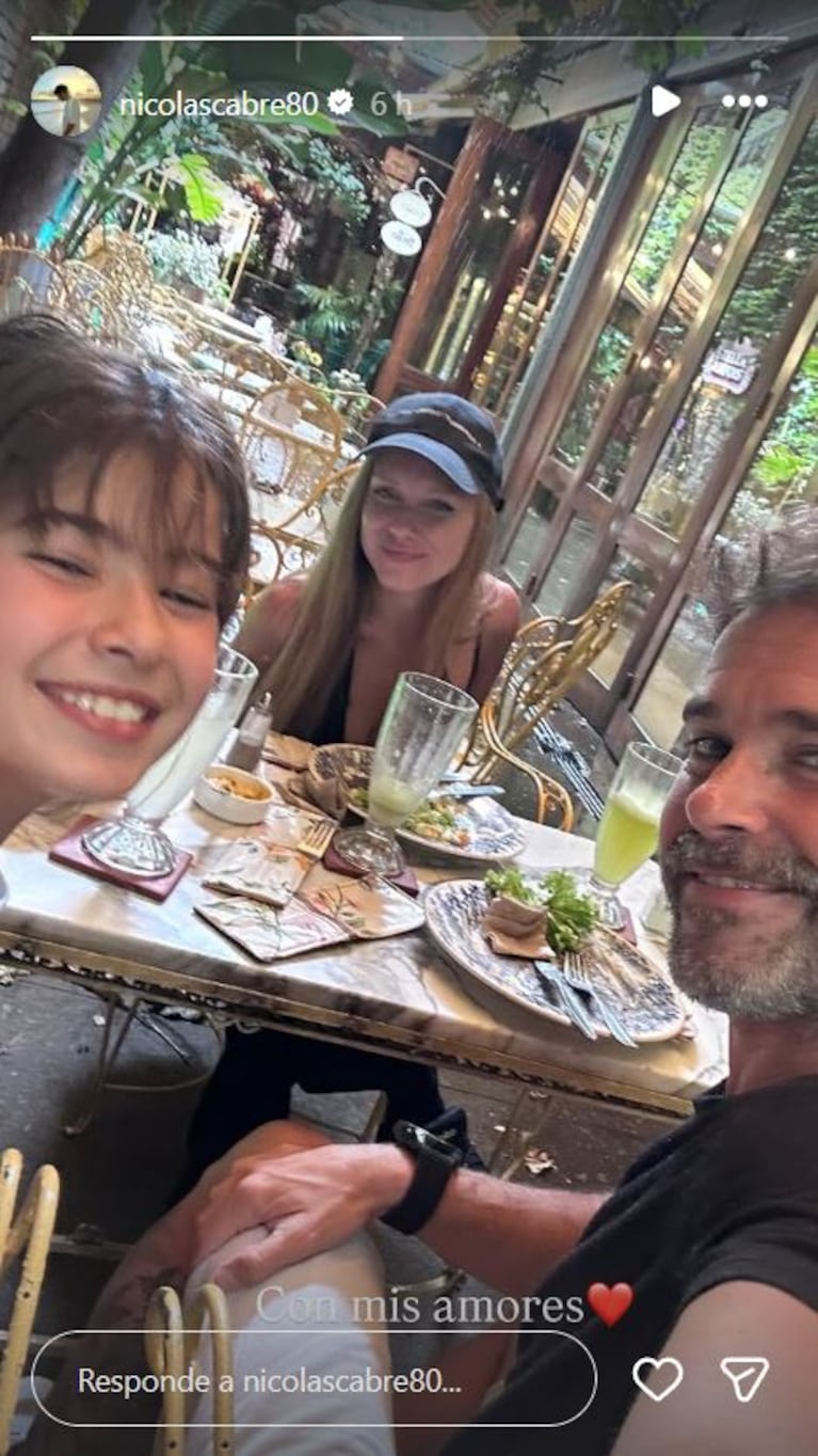 Foto: Captura Instagram Stories (@nicolascabre80)