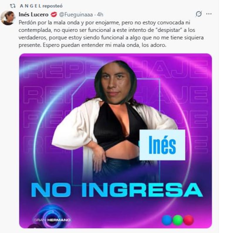 Foto: captura X / @Fueguinaaa