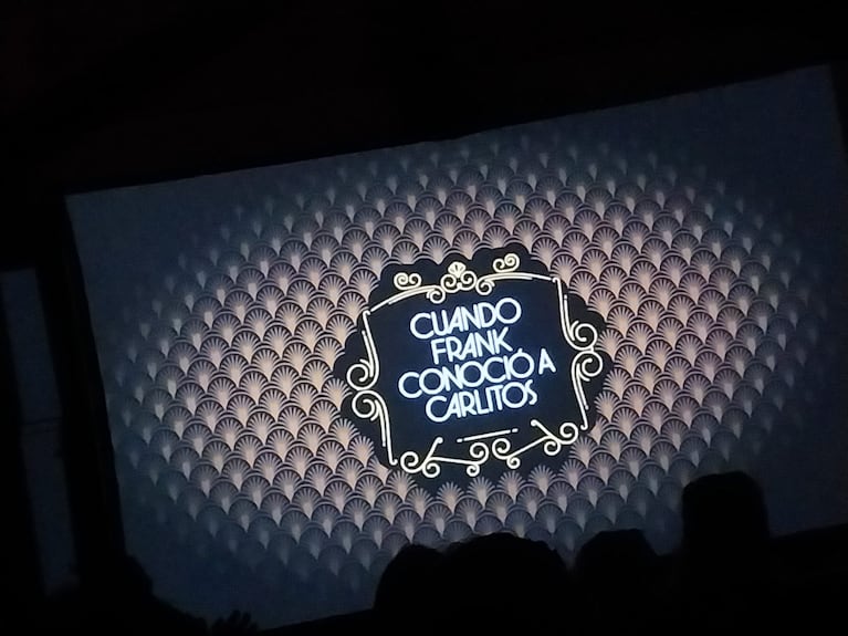 Foto de la transmisión de la película en el  festival.