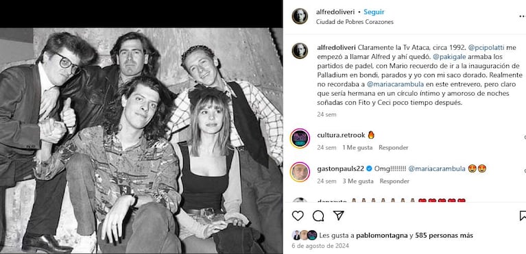 Foto: Instagram @alfreoliveri