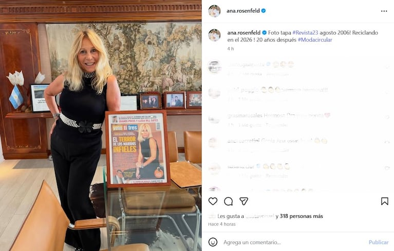 Foto: Instagram (@ana.rosenfeld)