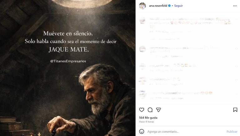 Foto: Instagram (@ana.rosenfeld)