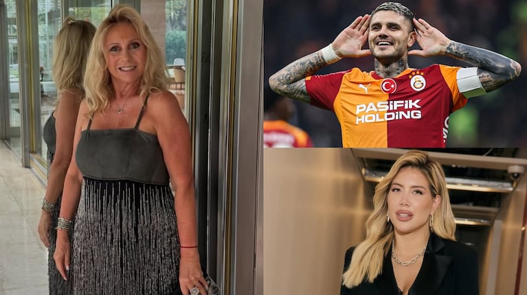 Foto: Instagram (@ana.rosenfeld, @wanda_nara y @mauroicardi)