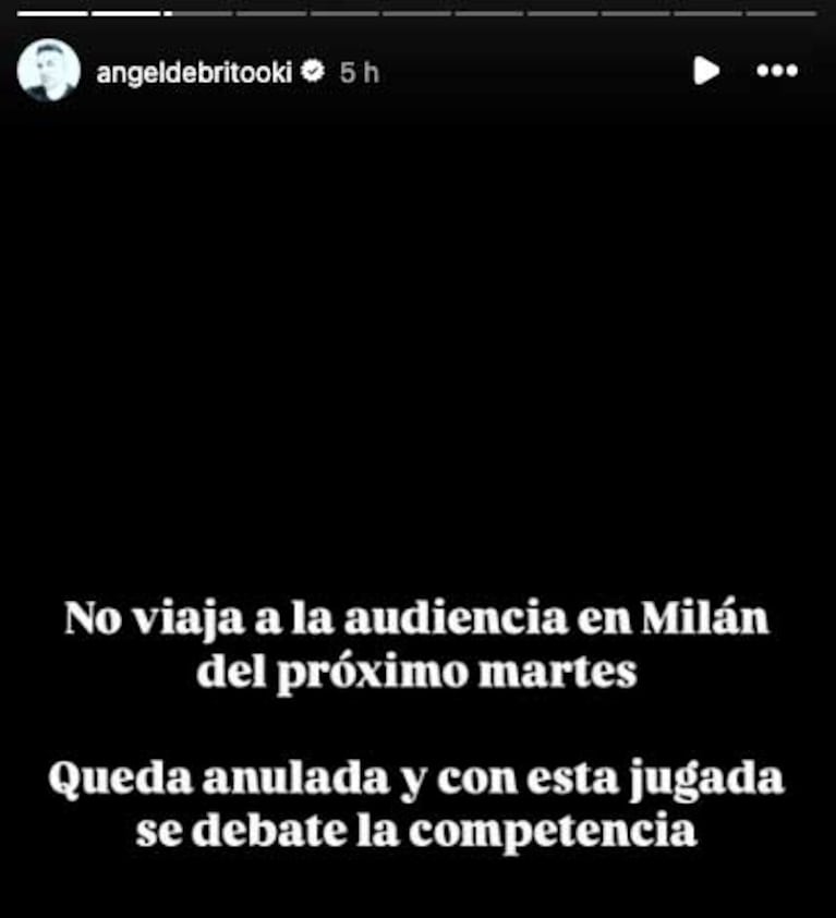 Foto: Instagram @angeldebritooki