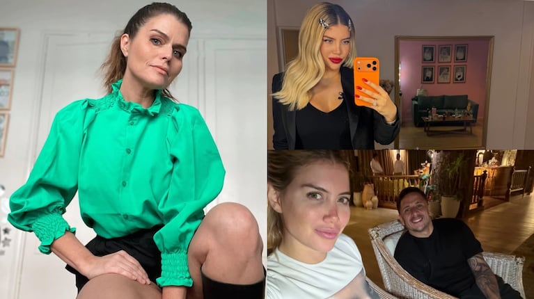 Foto: Instagram (@angelesbalbiani y @wanda_nara)