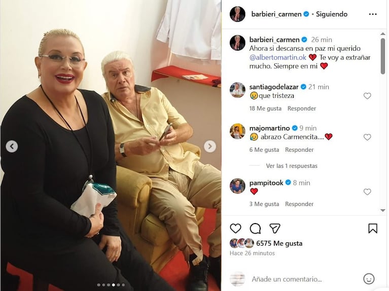 Foto: Instagram (@barbieri_carmen)