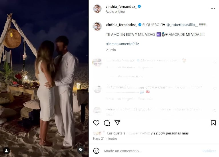 Foto: Instagram (@cinthia_fernandez_)