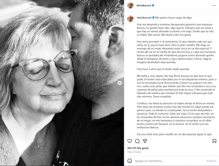 Foto: Instagram (@dariobarassi)