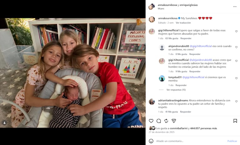 Foto: Instagram de Enrique Iglesias