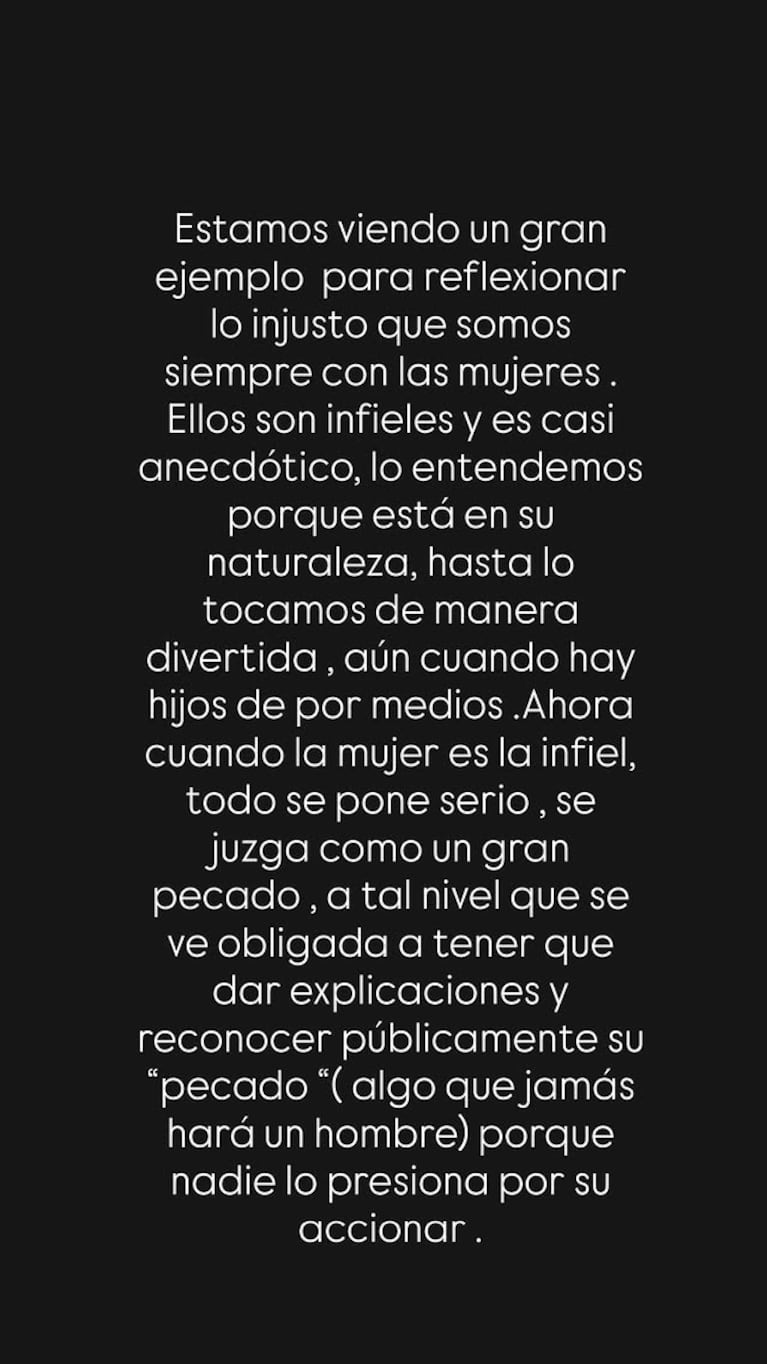 Foto: Instagram de Sabrina Rojas.