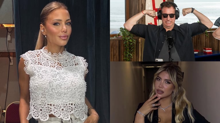 Foto: Instagram (@evangelinaanderson, @wanda_nara y @officialmaxilopez)