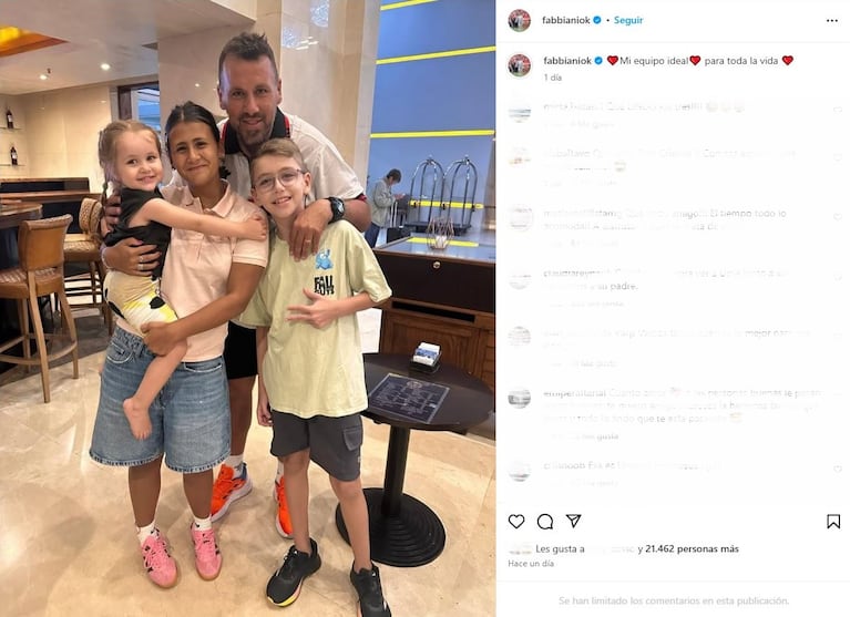 Foto: Instagram (@fabbianiok)