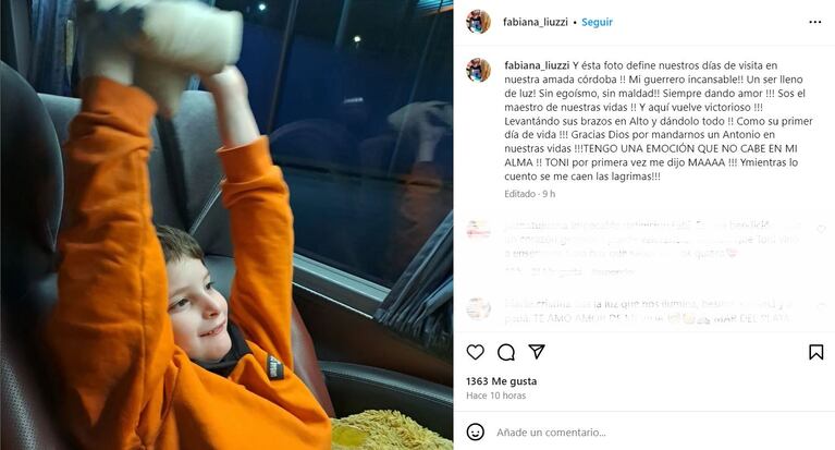 Foto: Instagram (@fabiana_liuzzi)