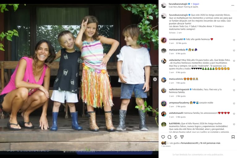 Foto: Instagram Facundo Arana