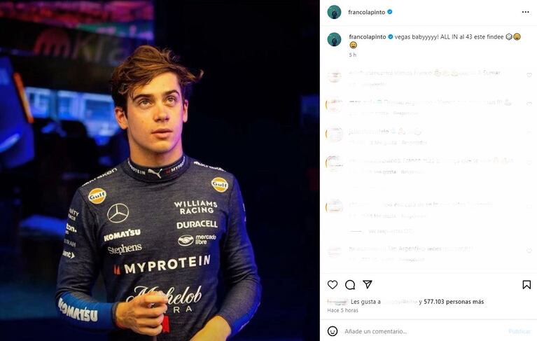 Foto: Instagram (@francolapinto)