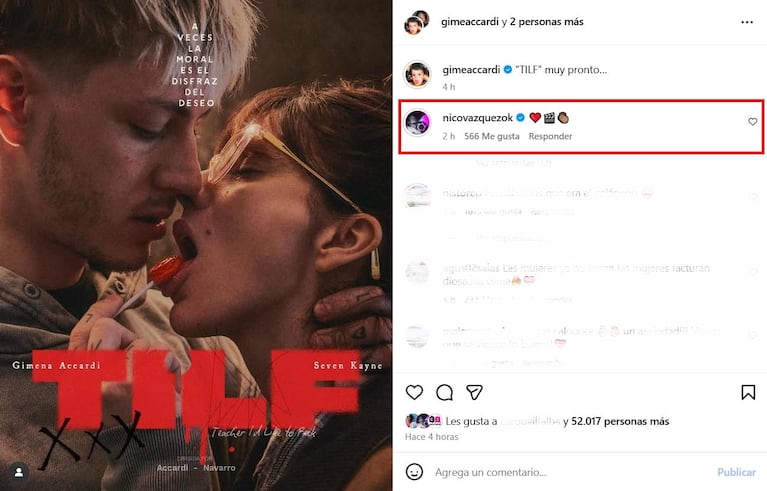 Foto: Instagram (@gimeaccardi)