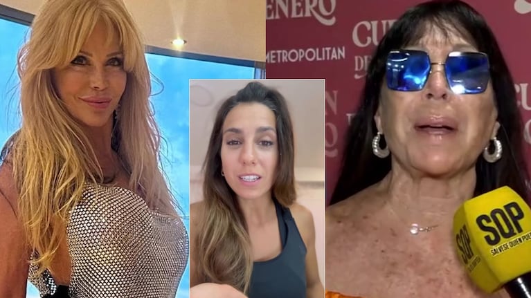Foto: Instagram (@iconoalfano), captura de video de Instagram (@cinthia_fernandez_) y Captura (América)