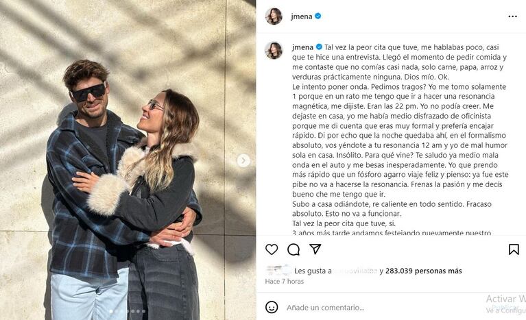 Foto: Instagram (@jmena)