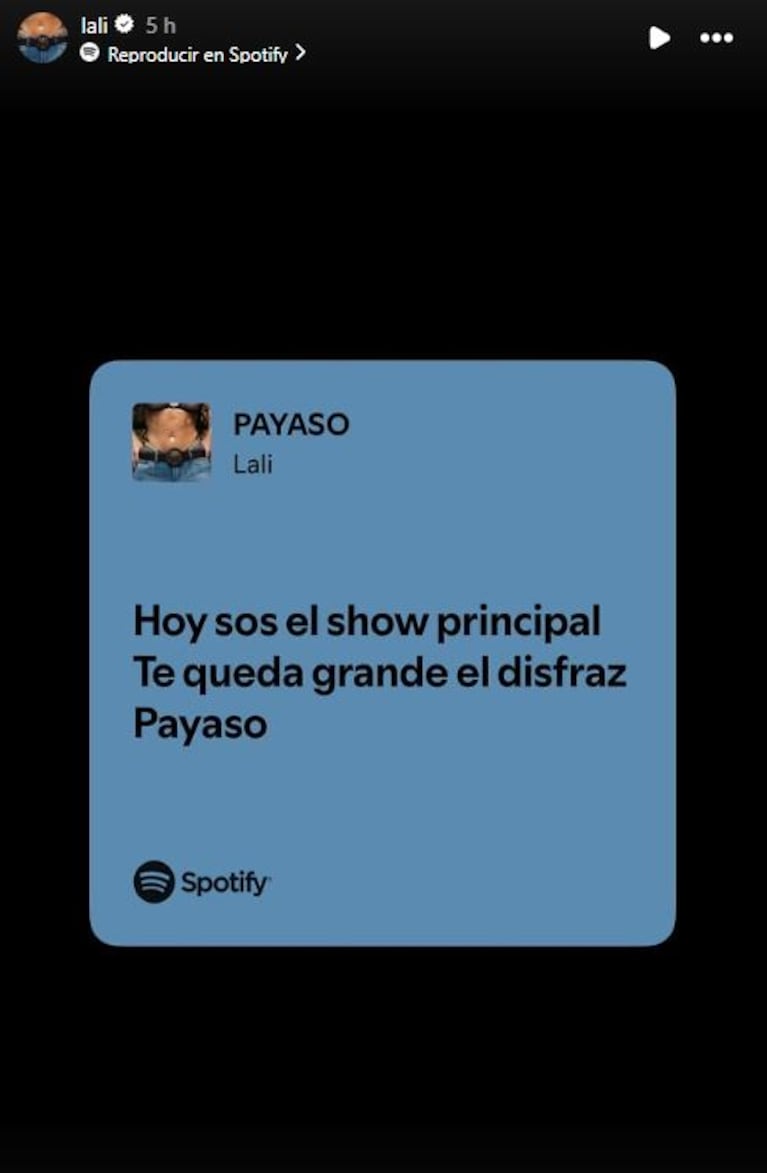 Foto: Instagram (@lali)